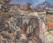 Vincent Van Gogh Entrance to a Quarry near Saint-Remy (nn04) oil